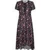 JUZUI Women's Floral Lace Chiffon Maxi Dress