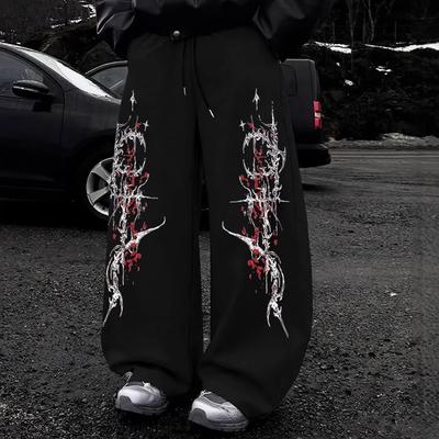 ROADVIBE Pantaloni Estivi Nuovi da Uomo e Donna Street Rock Fashion Asciugatura Rapida Corsa Fitness Casual Oversize Larghi Stampa 3D