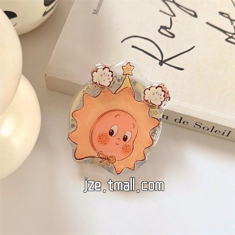 Super Cool MagSafe Phone Stand with Cute Cartoon Star Airbag Sticker