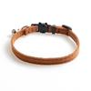 New Pet Dog Collar Solid Color Macaron Suede with Bow for Cats and Dogs  Dog Accessories for Small Dogs Dog Harness Dogs Leash