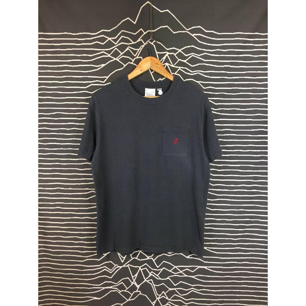 Vtg Gramicci Original Freedom Embroidered Logo Pocket Tee
