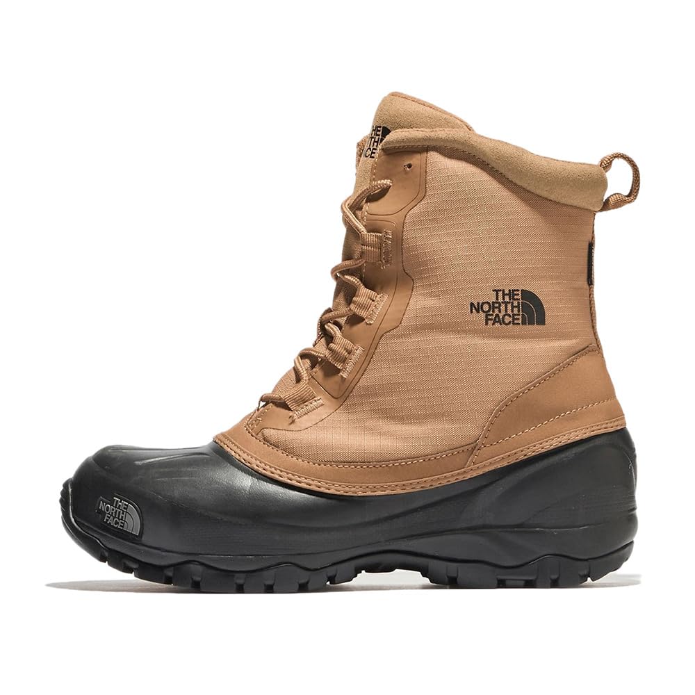 The North Face Snow Shot TX Utility Size 10 6" Boots, V, Brown/TNF Black,