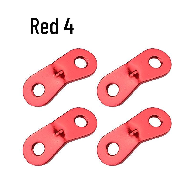 Double-Eye Fixed Outdoor Aluminum Alloy Tent and Canopy Rope Buckle