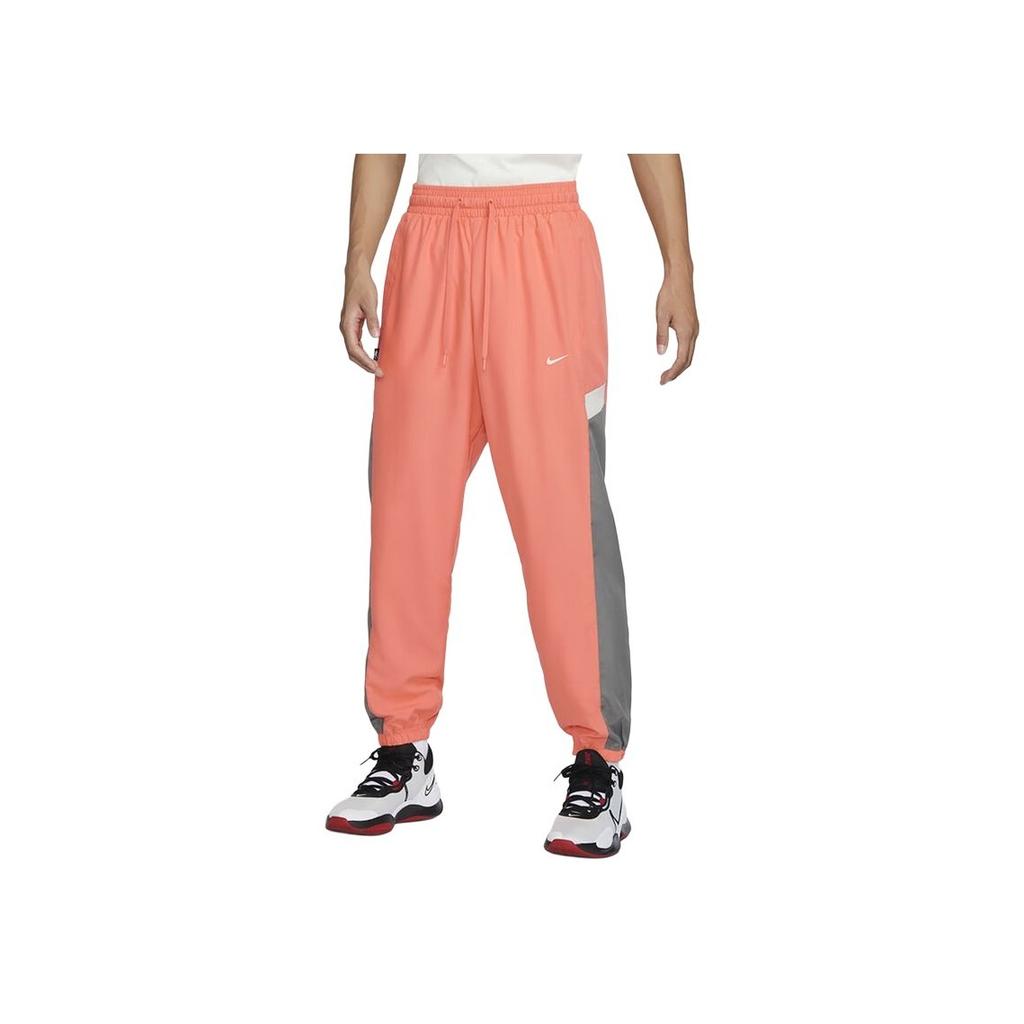 Nike Casual Breathable Woven Fashion Basketball Pants Men bottoms Orange Red FZ0251-643