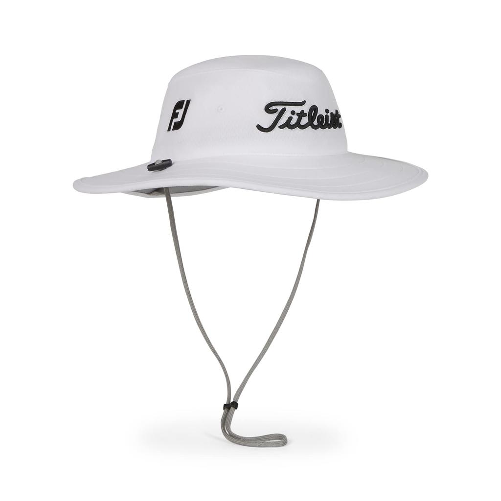 Titleist Tour Aussie Hat, White/Black, TH24TAUSN2-10