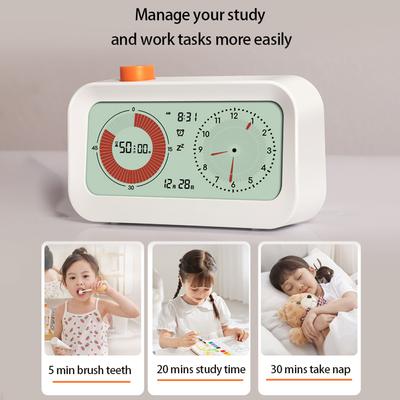 Digitaler Produktivitäts-Visual-Timer Count-UpDown-Funktion Alarm Kalenderanzeige Uhr Snooze