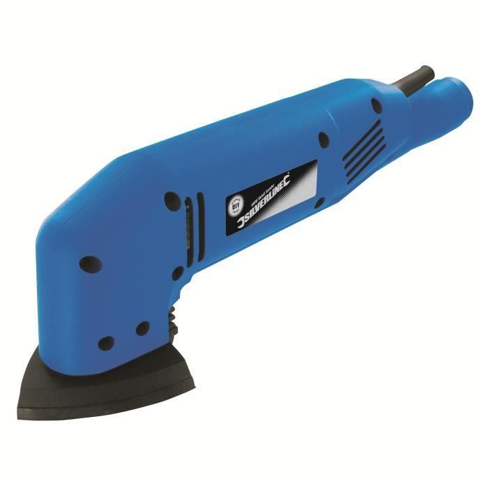 Ponceuse delta silverline 180 w 90 mm - vitesse 10 000 tr/min - longueur câble 1,6 m
