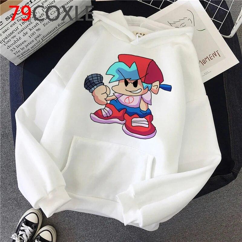 Hot Game Friday Night Funkin Hoodies Unisex Kawaii Hip Hop Harajuku Cartoon Graphic Streetwear Unisex Tops Fashion Sweatshirts Male Unisex