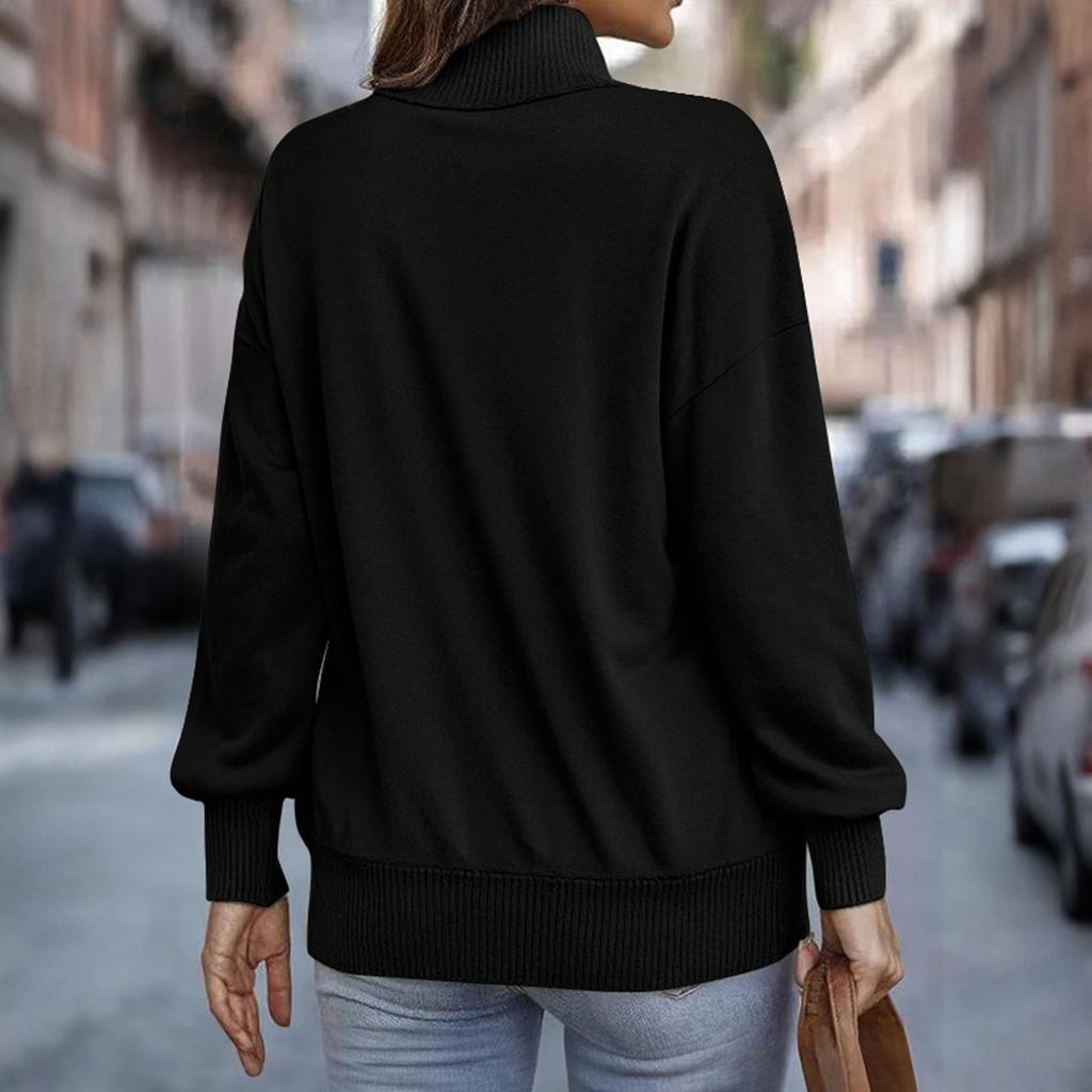 Women's -color Fashionable Long-sleeved Top