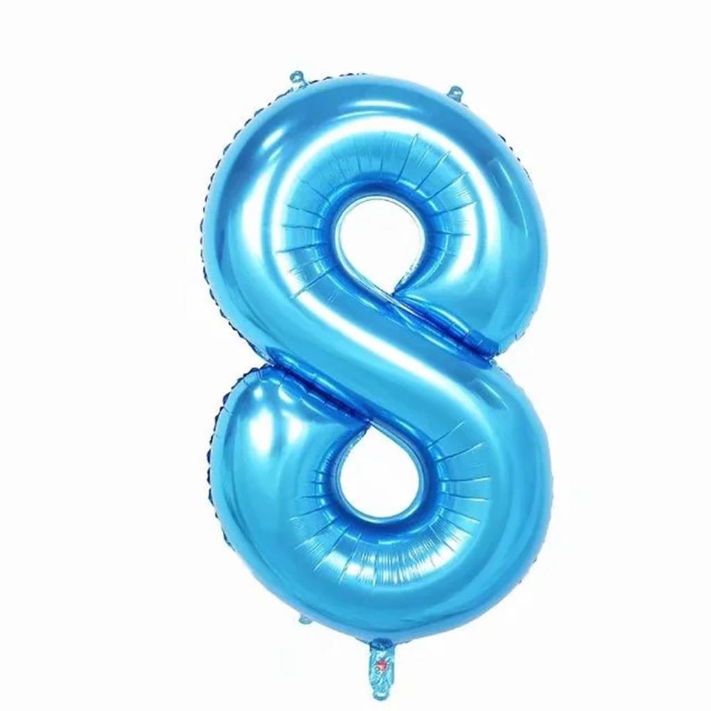 40 Inch Giant Blue Digital Large, Birthday Decoration, Party, Anniversary Project Decoration