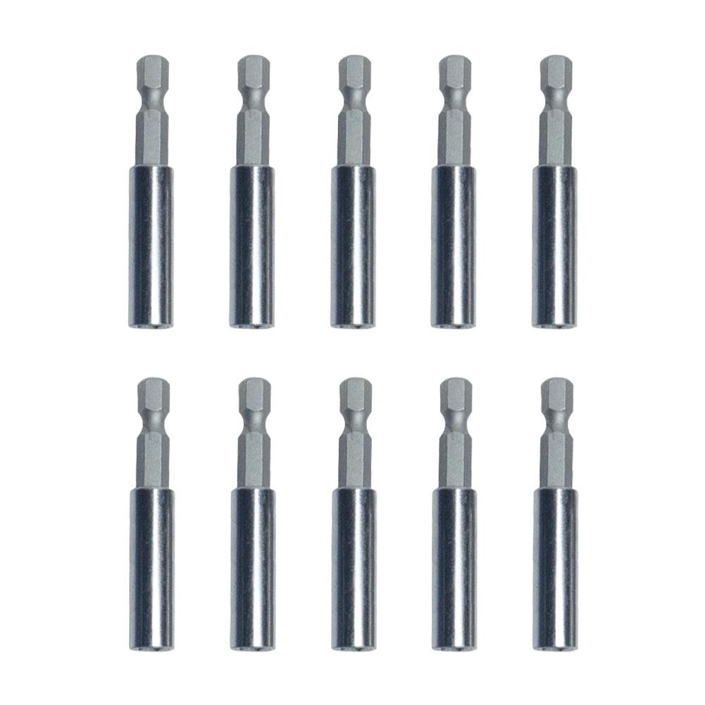 

10pcs Magnetic Screwdriver Extension Hexagonal Handle Extended Connecting Rod Carbon Steel Screwdrivers Bit Holder Power Tools