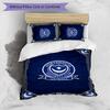 Portsmouth FC Printed 3PCS Bedding Set Breathable Duvet Cover with Pillowcases Decorative Bed Linen for Bedroom Home