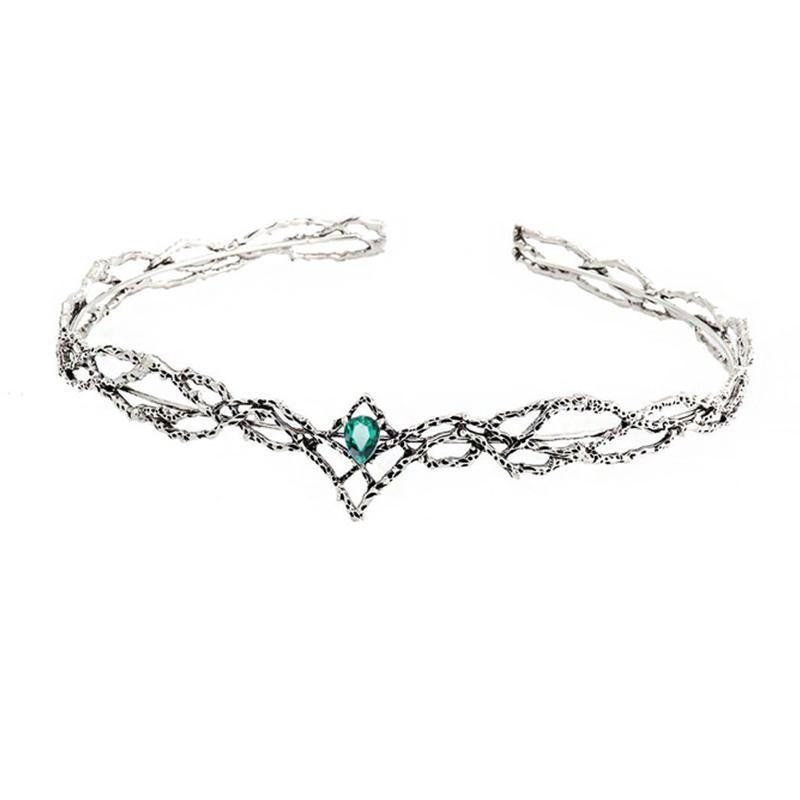 1PC Cosplay Headwear Round Elves Crown King's Crown Beauty Pageant Queen's Crown