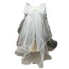 Fairy Princess Double-Layered Tulle Bow Veil Hair Accessory for Girls