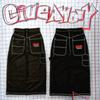 ZYLLO Hip Hop Y2k New Color Wexwear Embroidered Baggy Jeans Streetwear Jeans Men Women High Waist Wide Trouser Harajuku Black Pants