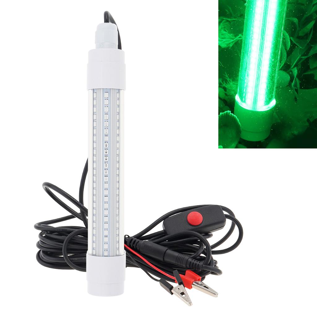 RTNLit 1600LM 16W White LED Fishing Lamp Submersible Deep Water 12-48V Fish Attraction Night Fishing 5M Cord Heavy Duty