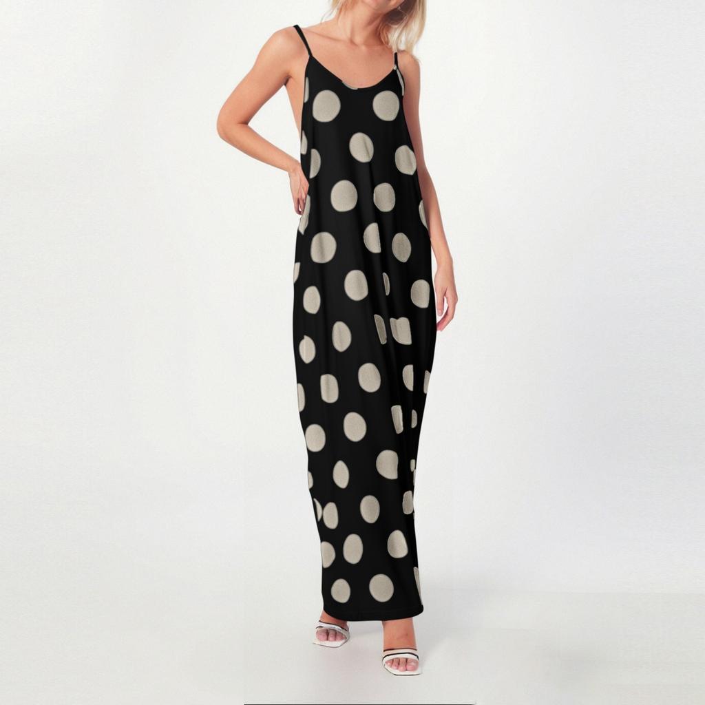 Women's Fashionable Printed Sleeveless Camisole Dress