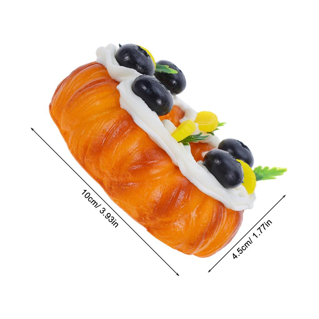 Vivid Fake Donut Decoration Realistic Dessert Prop Set for Themed Party Supplies Wedding Photography Event Bakery Window Home