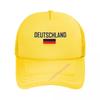 Duitse Vlag Trucker Cap Mannen Coole Baseballpet Zomer Unisex Mesh Net Petten Verstelbare Snapback Voor Sport