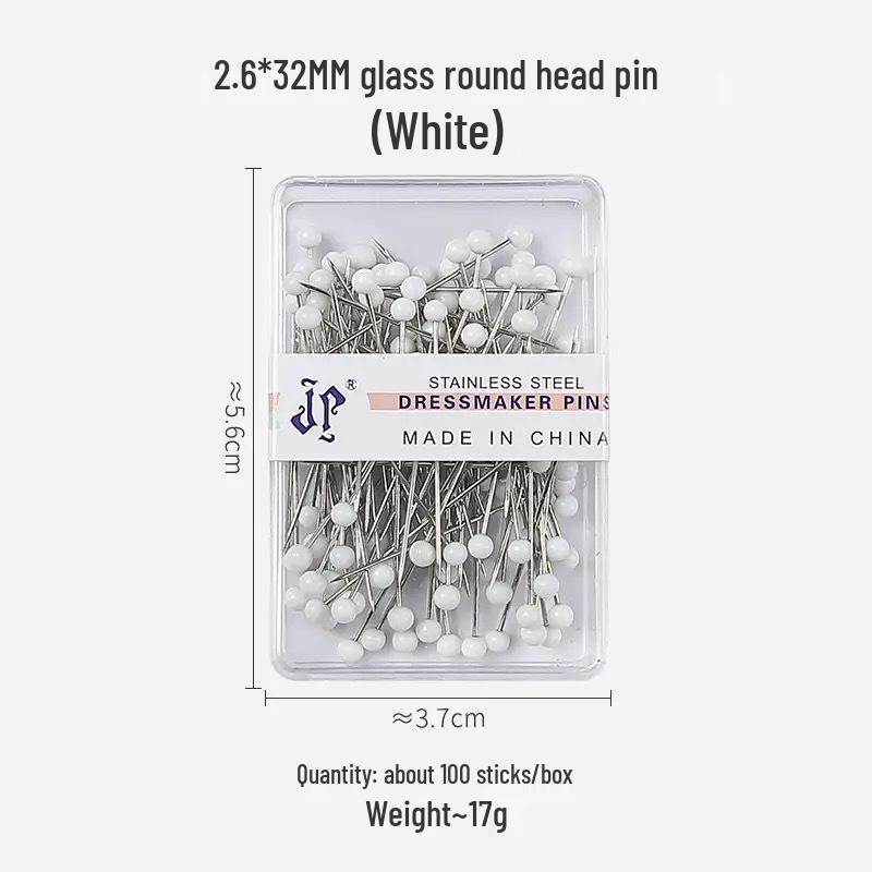 Pearl Head Quilting Pins for Dressmaking and Crafts
