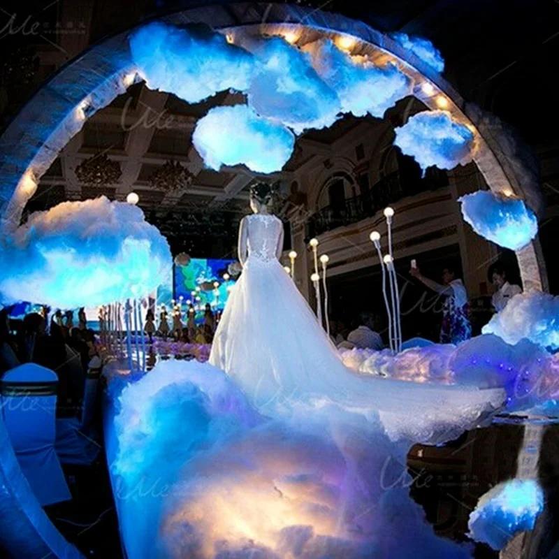 White Clouds Cotton Cloud Wedding Props Children's Room DIY Decoration Window Layout Wedding Photography Party Simulation
