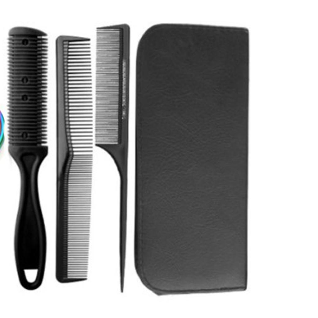 11pcs Hair Cutting Scissors Brush Comb Stainless Steel Colorful Hairdressing Scissor Set for Barber Shop