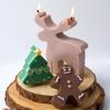 3D Christmas Ornaments Silicone Candle Mold DIY Christmas Tree Snowflake Molds Soap Plaster Resin Casting Mould Home Crafts Deco