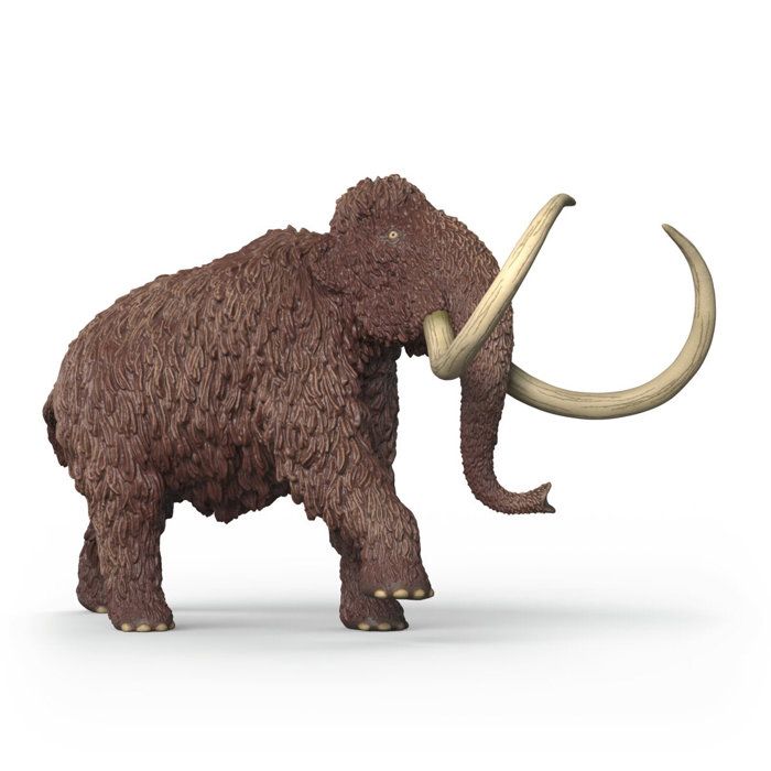 Mammoth Figurine, Ultra-realistic Figurine, Schleich 15053 Dinosaurs, for Children Aged 4 and Up