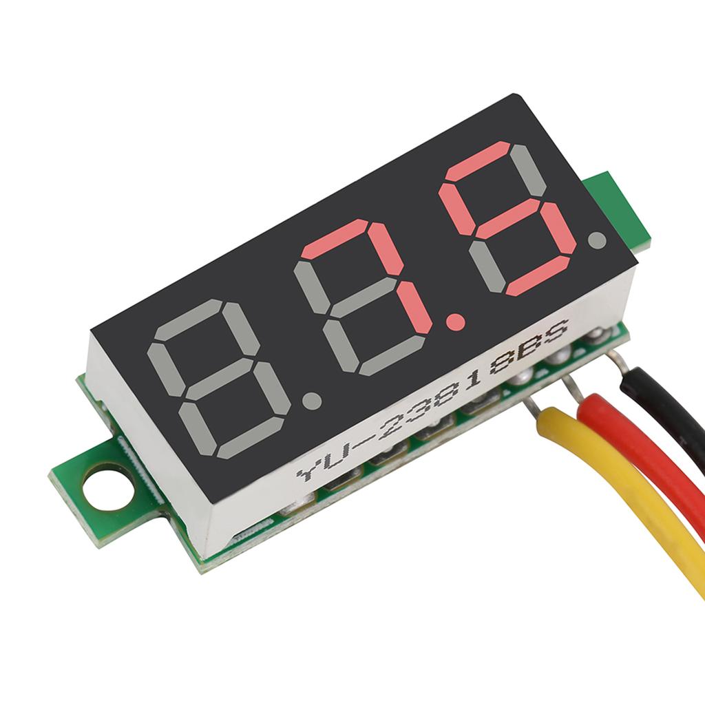 1pc Digital 0.28 LED Display Voltmeter DC Current Meter Panel 0 100V (Red)
