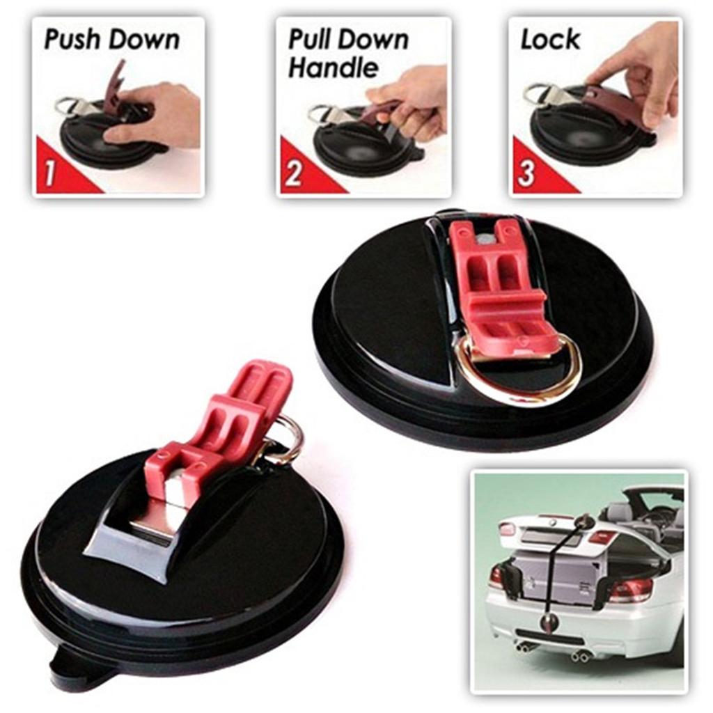 Vacuum Suction Cup Anchor with Securing Hooks Heavy Duty Car Strap Suction Cup Multifunctional Pet Strong Suction Cups