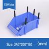 Thickened Modular Plastic Storage Box for Hardware & Electronic Components with Slanted Opening