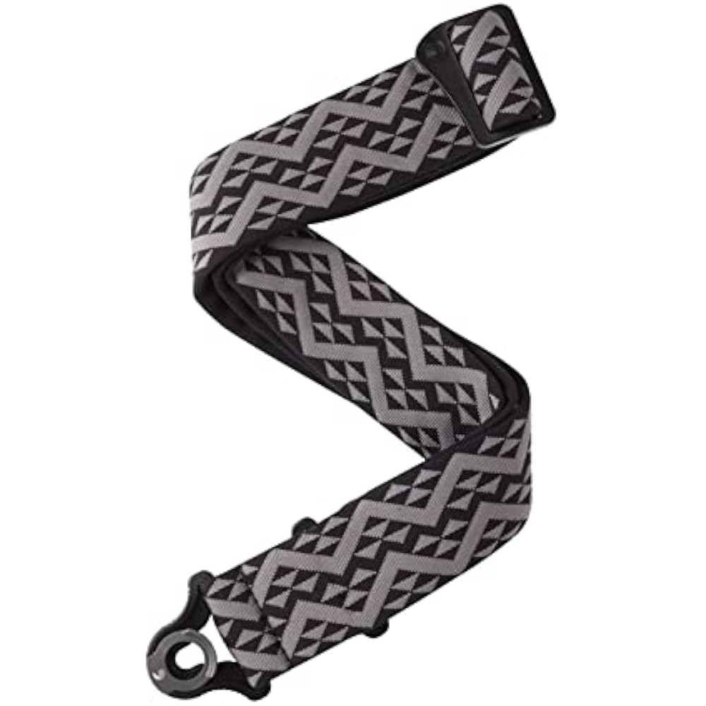 D Addario Daddario Guitar Strap Autolock Strap 50BAL03 Black Geometric Padded [Domestic Genuine]