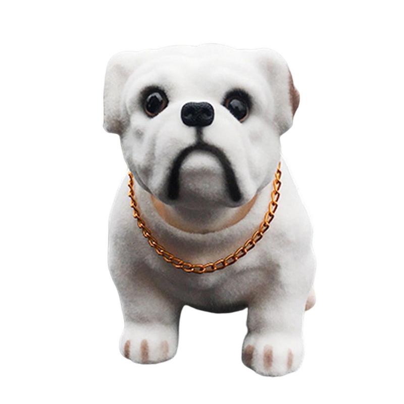 Shaking Head Dog Ornaments Center Console Car Decoration Creative Cute Car Ornaments Car Interior Resin Dog Ornaments