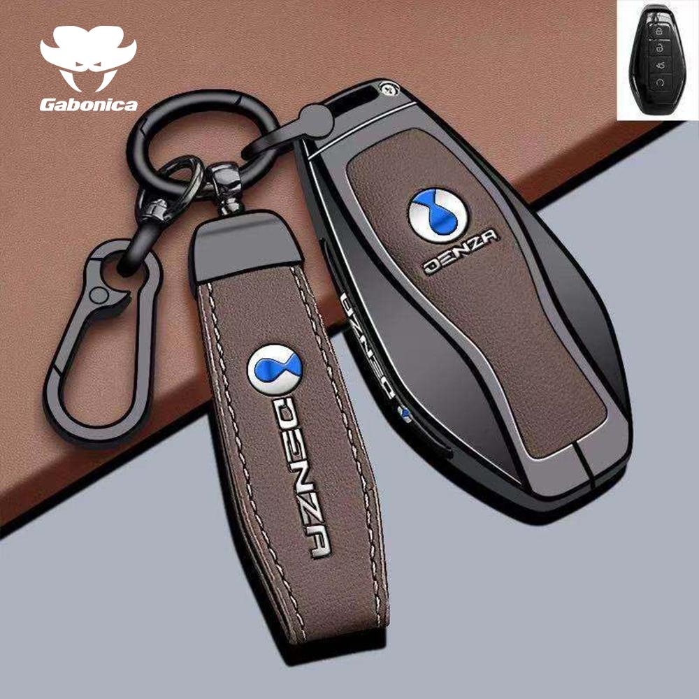 New Zinc Alloy Car Key Case For Denza N9 D9 B5 B8   Keychain Smart Remote Protection Cover Shell Holder Fob Accessories