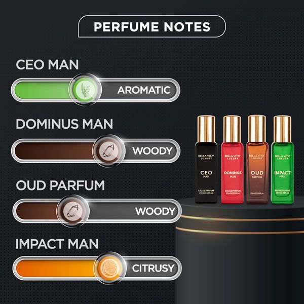 Luxury Perfume Gift Set For Man - 4x20ml