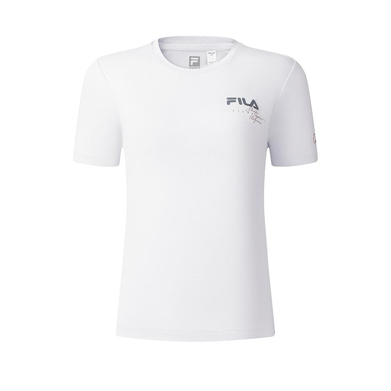 New FILA Fitness Regular T Shirt Women's Jade White A11W521105F-WT