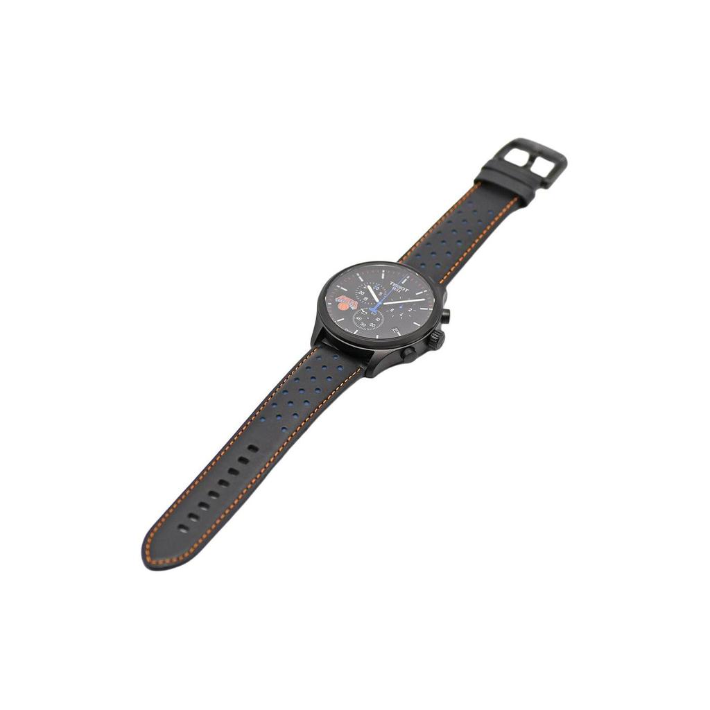 Tissot Speedy Collection Zegarek Męski Mechanizm Kwarcowy Zegarek 45mm Czarna Tarcza Stalowa Koperta Skórzany Pasek T116.617.36.051.05