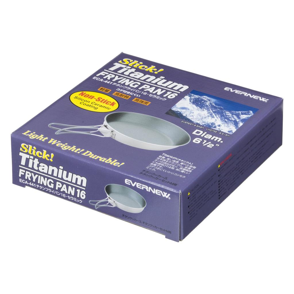 EVERNEW Titanium Frying Pan 16cm Ceramic ECA441