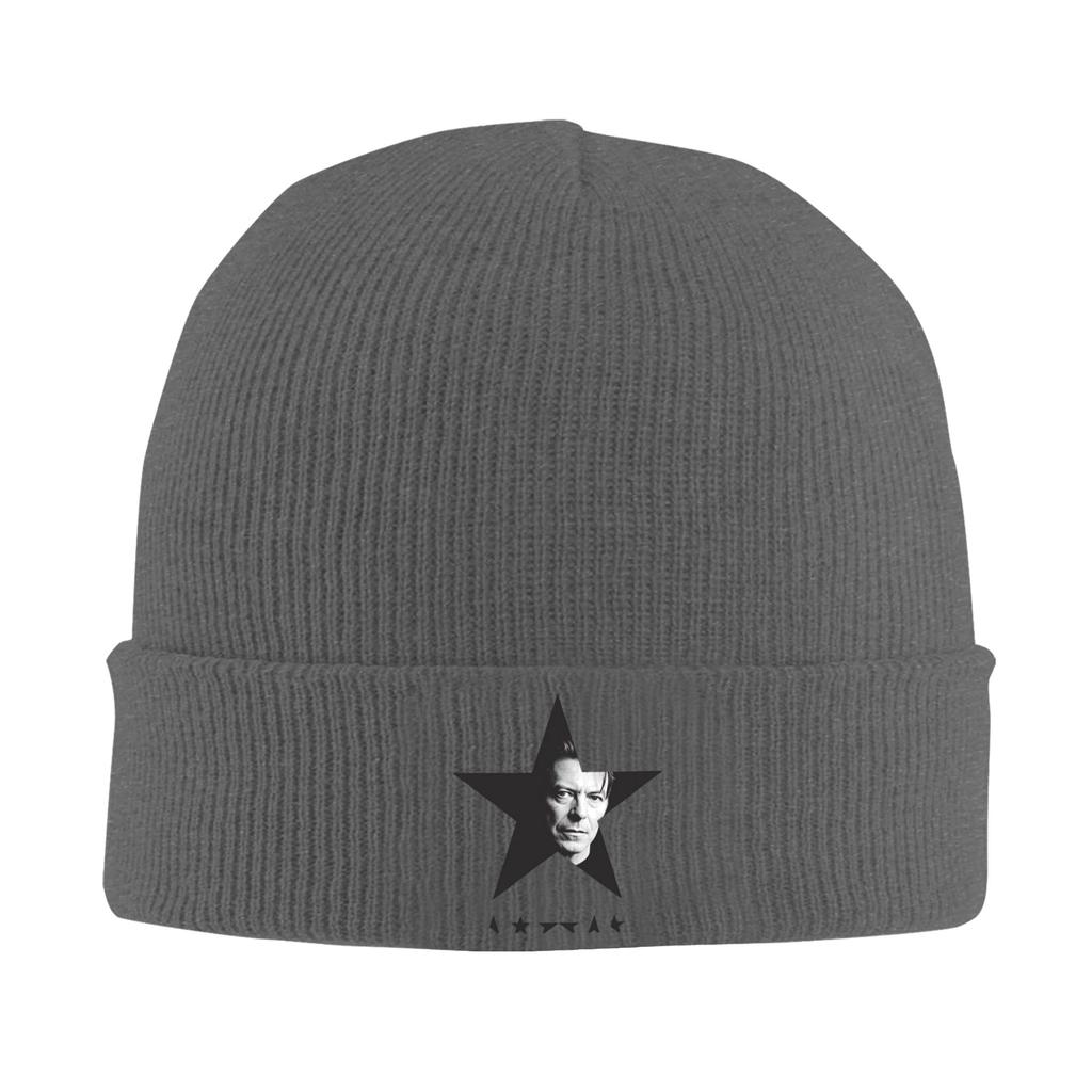 Blackstar Rock Tarot Hats Autumn Winter Beanies Fashion Davids Bowies Cap Female Male Acrylic Skullcap