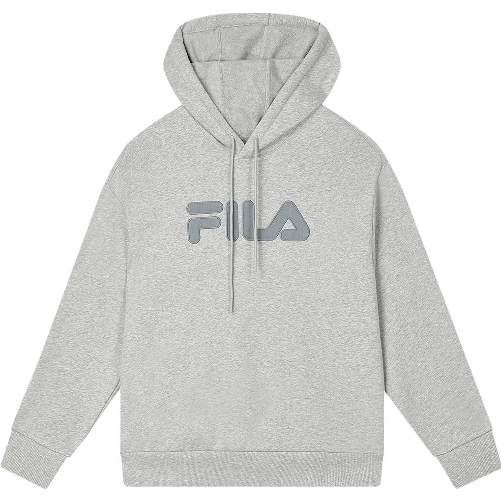 New FILA Sweatshirt Unisex M377 Cloud Gray Heather Gray F51U348297F-MG