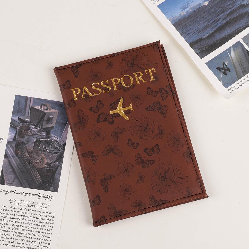 New Travel Passport Holder Cover Case for Women Men PU Leather Card Ticket Passport Covers Holder Protective Accessories