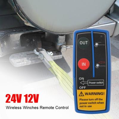 Auto Accessories Wireless 24V 12V For Jeep ATV SUV Trailer Universal Dual Handset Switch Controller Electric Winch Remote Control