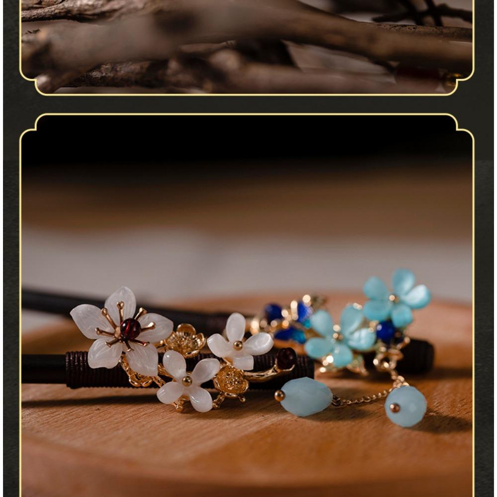 Haarnadel im antiken Stil, Quastenstufe, rockige Haarnadel aus Holz, Kopfschmuck, gewickeltes Haar, Hanfu-Accessoires, Haarnadel im antiken Stil, zum Zusammenbinden der Haare