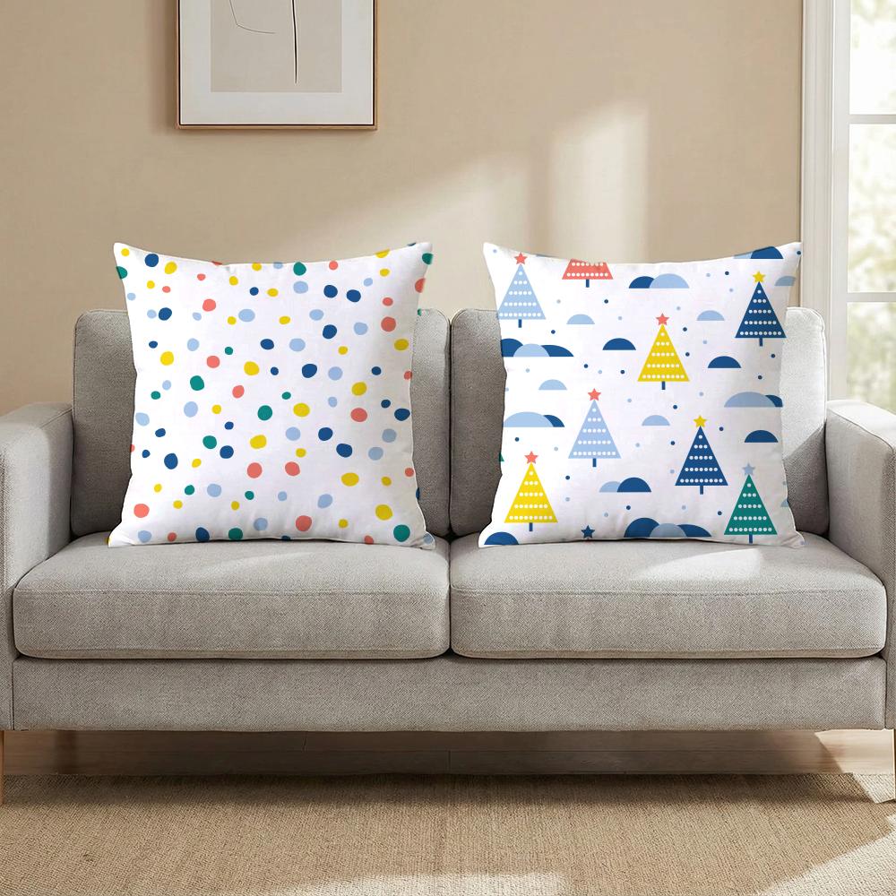 Nordic simple dots Cushion Cover Multi-Scene Pillow Cover for Home & Car - Reversible, Soft & Durable for Daily Use