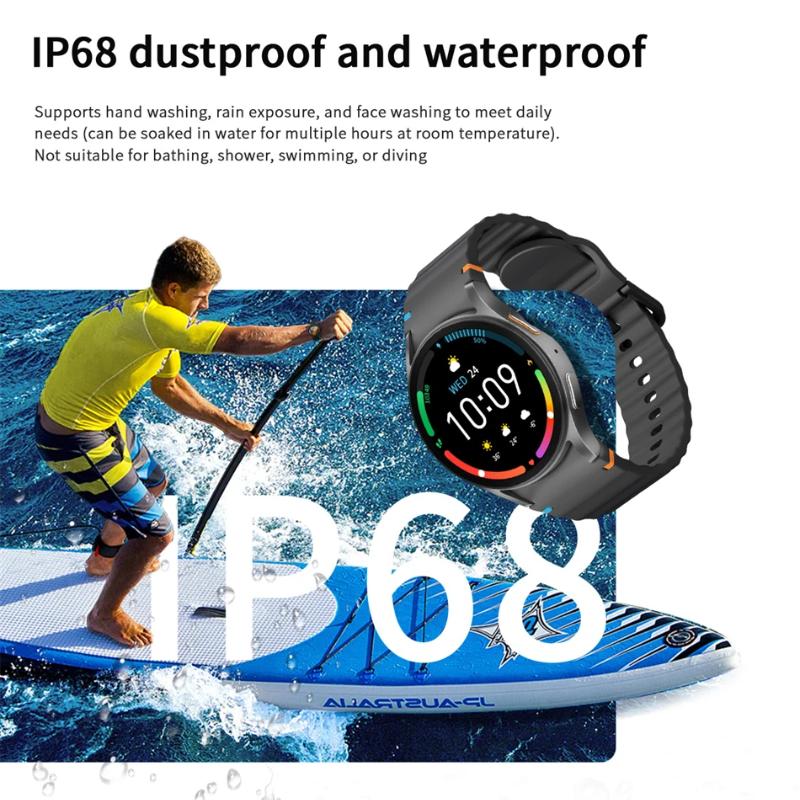 2025 New Watch 7 Smart Watch Men Women AMOLED HD Screen Compass Heart Rate Fitness Sport Waterproof Bluetooth Call Smartwatch