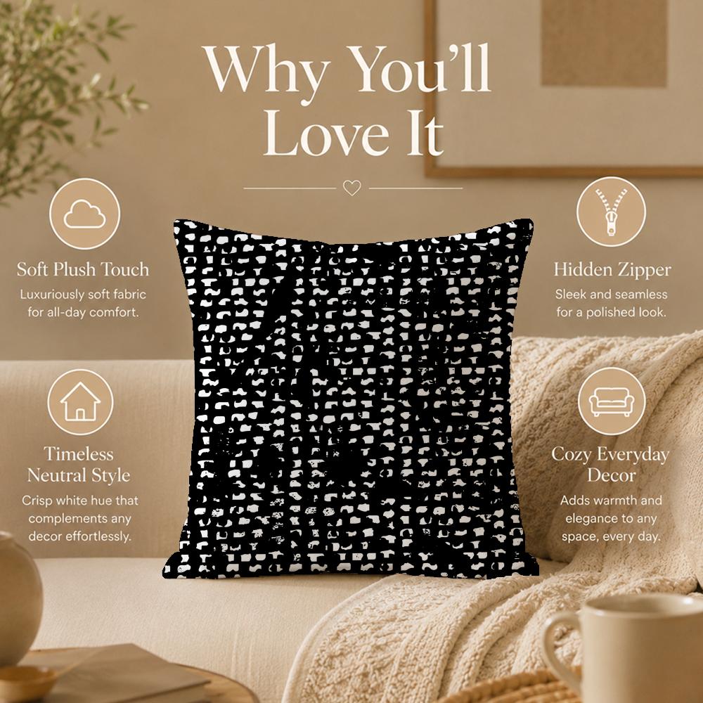Style G-Geometric StyleS Cushion Cover Double-Sided Printed Pillow Cover Hypoallergenic Dust-Mite Proof