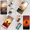 Beach Surf Board Ocean Waves SOFT Cell Phone Case for Samsung Galaxy S26 Ultra S25 S24 S23 S22 S21 S20 Note10 Cover