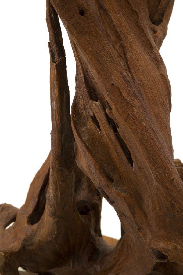 Lampă de masă din lemn de tec, Ø 35x80 cm