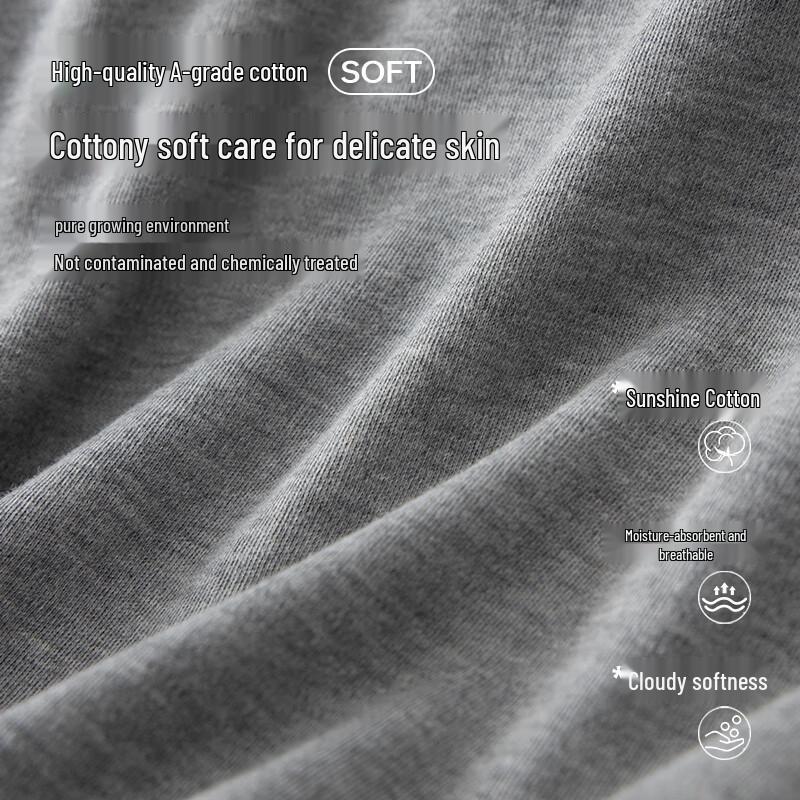 Yiershuang Men's 100% Cotton Mock Neck Thermal Underwear Set