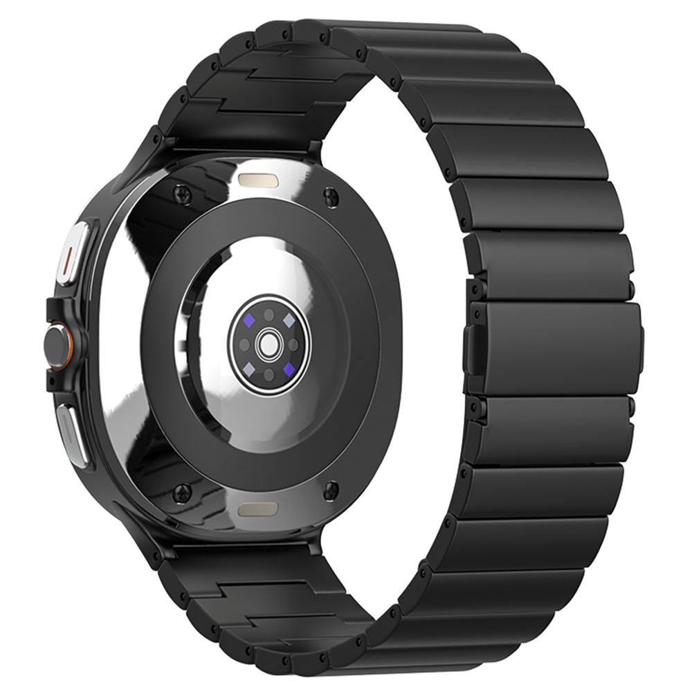 Armband för Samsung Galaxy Watch8 44mm/40mm/Watch8 Classic 46mm Titan 1-radigt klockarmband